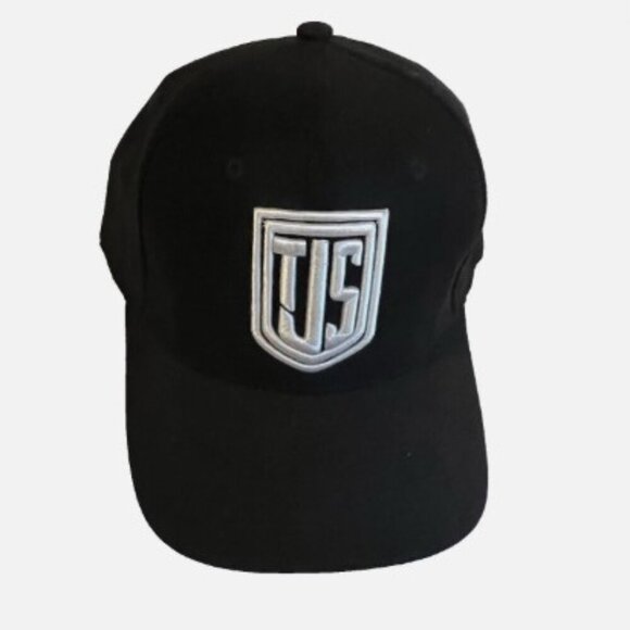 NEW TJS Embroidered Logo Swag Cotton Baseball Cap Hat - Black - Picture 1 of 3